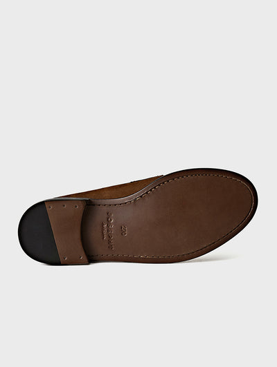 Italian Calf Suede Leather Loafers | GREGORY SNUFF