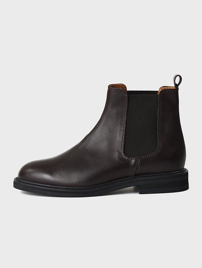 Brown Round Toe Rain Boots HENRY