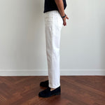White Slim Ankle Jeans