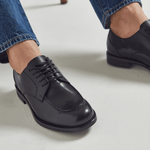 Black U-Tip Oxford Shoes PARETO